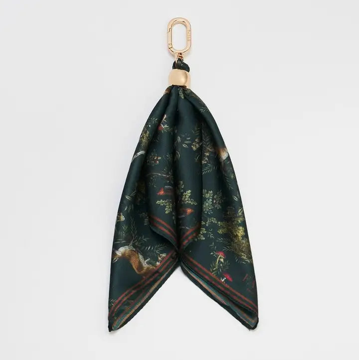 Silk Scarf Bag Charm