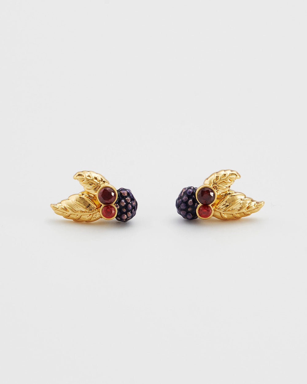 Orla Blackberry Stud Earrings