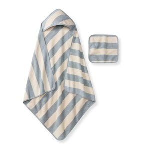 Rugby Stripe Towel & Washcloth Set