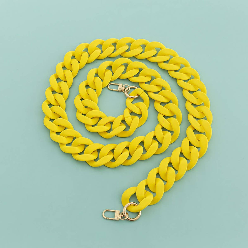 Large Resin Acrylic Bag Chain