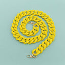 Large Resin Acrylic Bag Chain