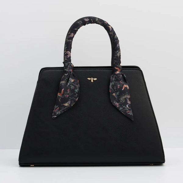 Black Structured Tote