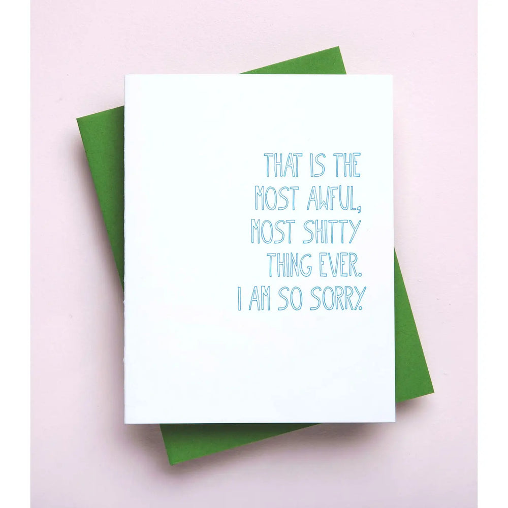 Awful Shitty Thing Card