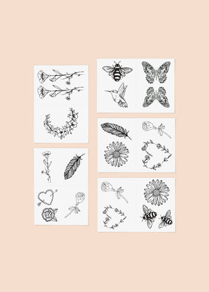 Inked by Dani Temporary Tattoo Pack