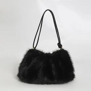 Plush Fur Shoulder Bag