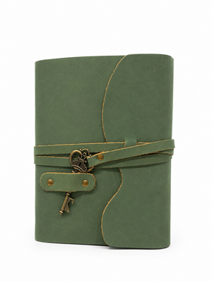 Handcrafted Leather Journal w/ Key