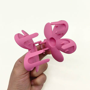 Matte Floral Hair Claw Clip