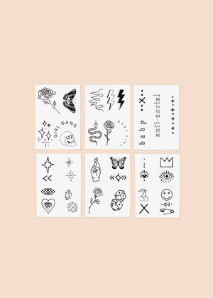 Inked by Dani Temporary Tattoo Pack