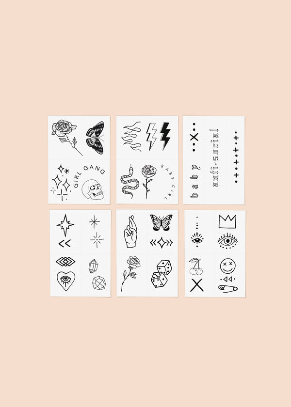 Inked by Dani Temporary Tattoo Pack