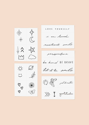 Inked by Dani Temporary Tattoo Pack