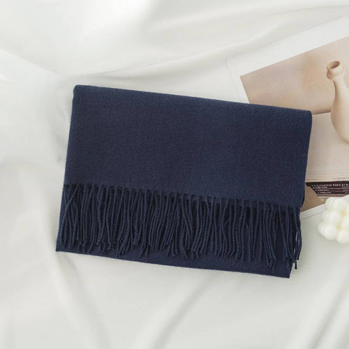 Cozy Solid Color Winter Scarf