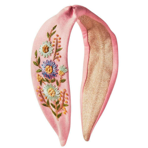 Embroidered Velvet Headbands