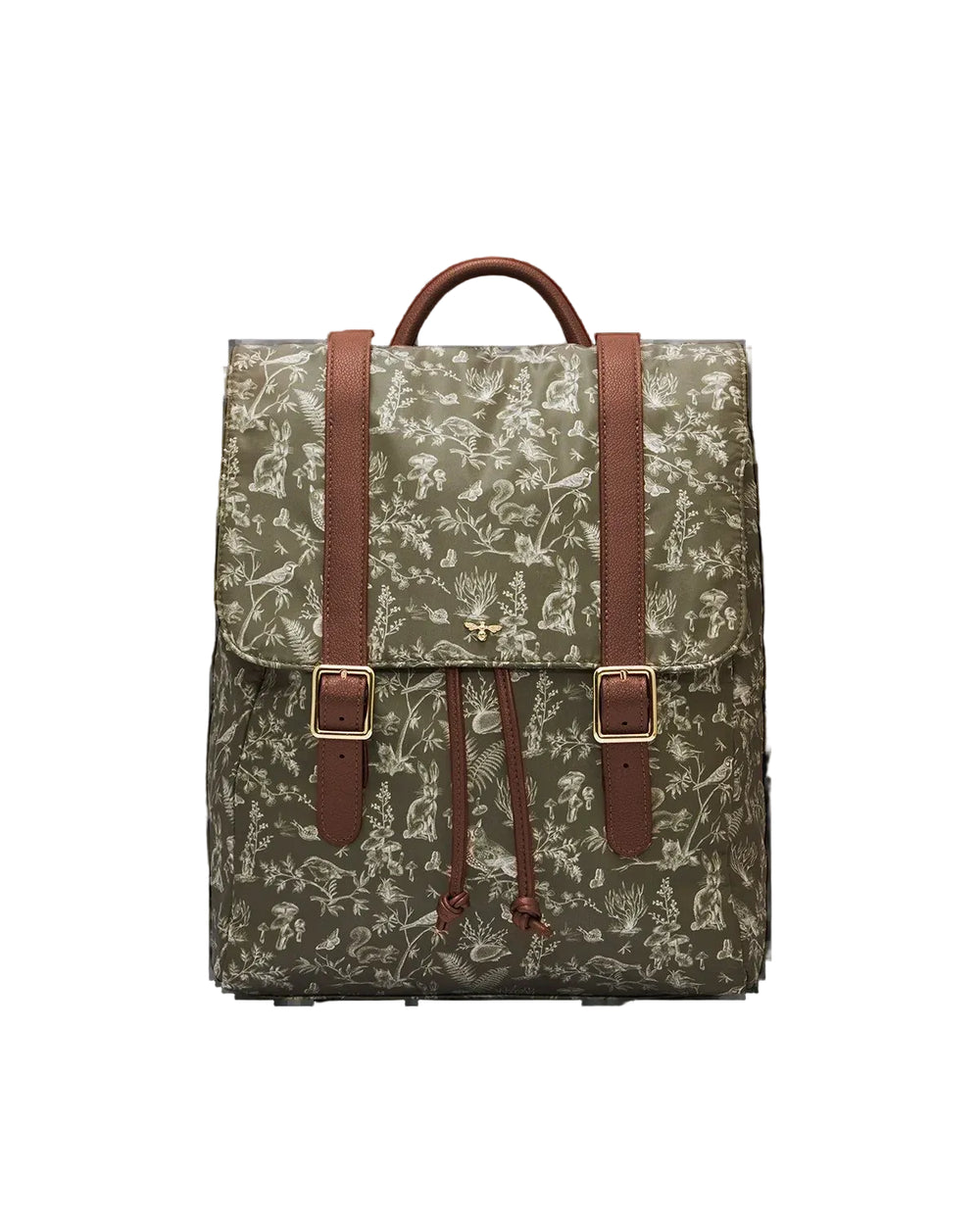 Flora Orla Scene Print Backpack in Khaki