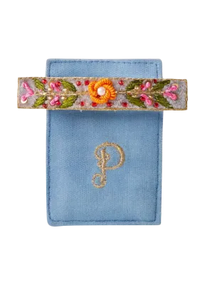 Embroidered Barette