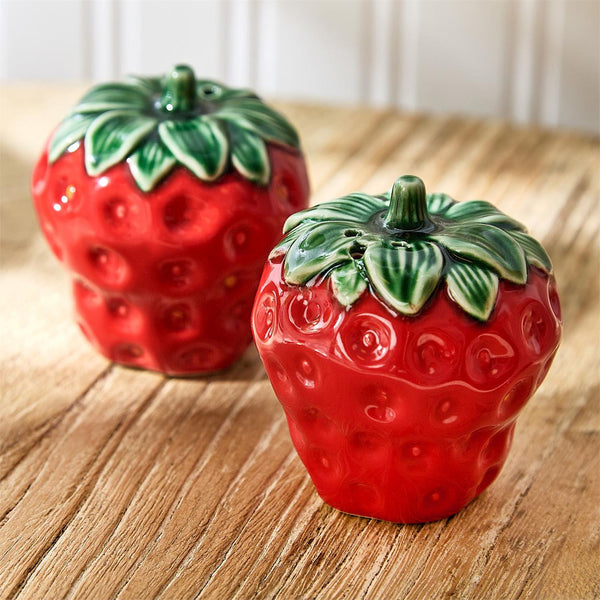 Very Berry Strawberry Salt & Pepper Shakers