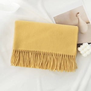 Cozy Solid Color Winter Scarf