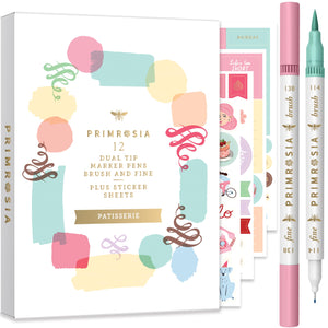 Pastel 12 Count Dual Tip Markers