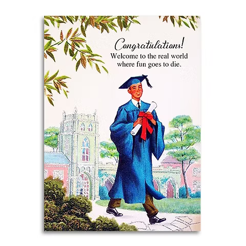 Bad Betty Graduation Card
