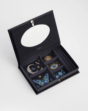 Night Sky Embroidered Large Jewelry Box