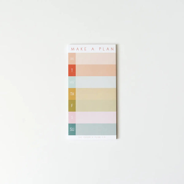 Make A Plan Notepad