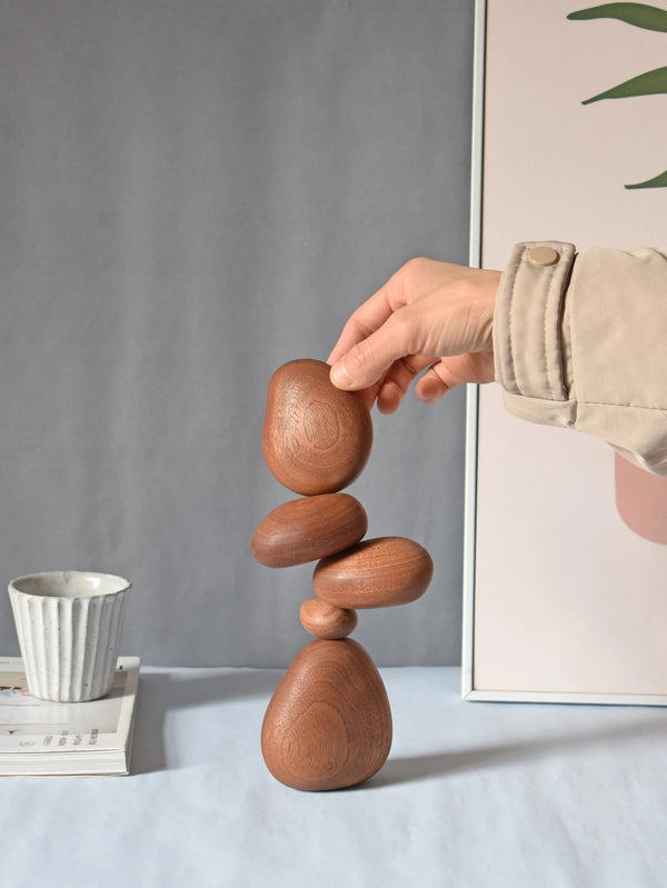 Sapele Wood Balance Stones