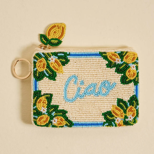 Hand Beaded Pouch