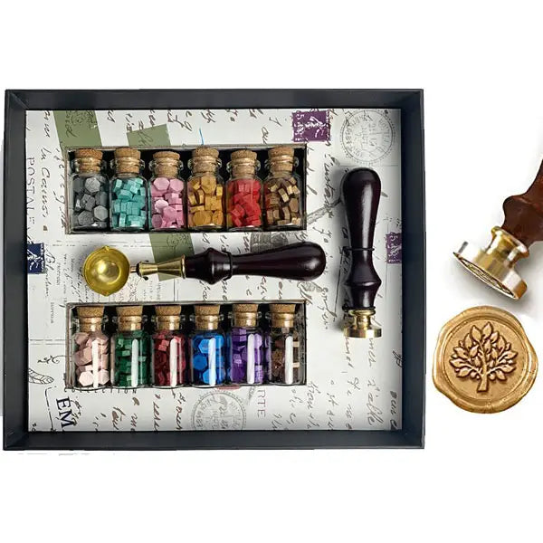 Wax Seal Bead and Stamp Set
