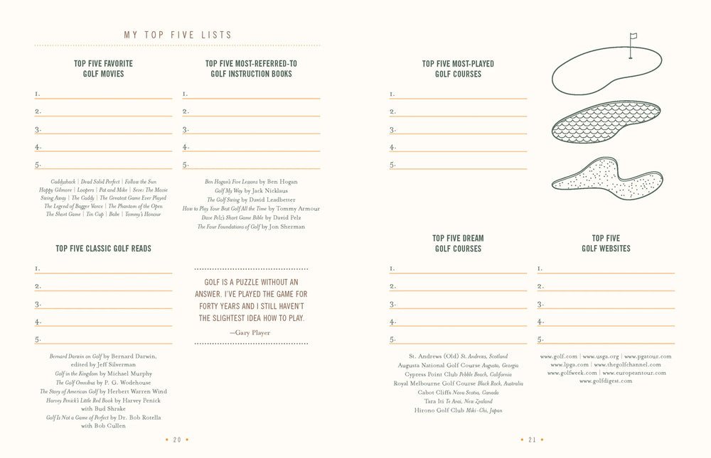 Ultimate Golf Journal