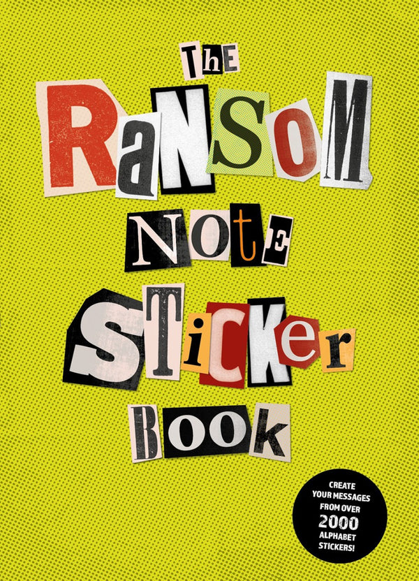 Ransome Note Sticker Book
