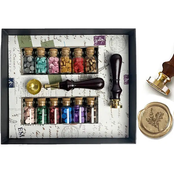 Wax Seal Bead and Stamp Set