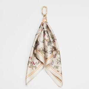 Silk Scarf Bag Charm
