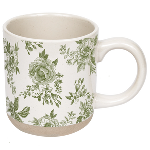 Green Delft Mug