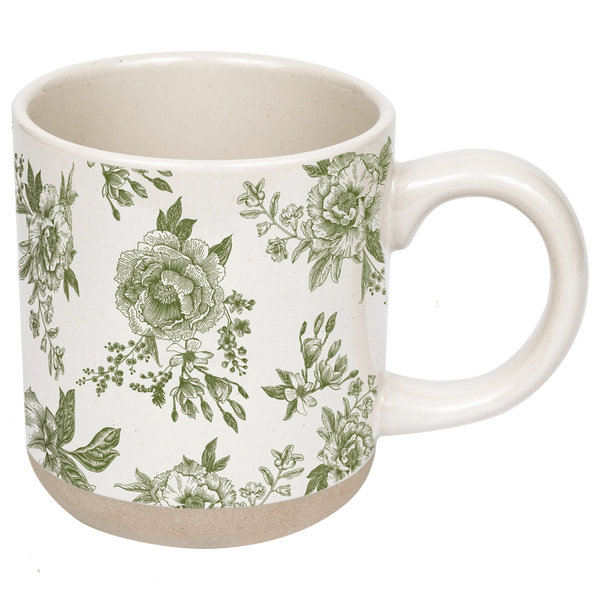 Green Delft Mug