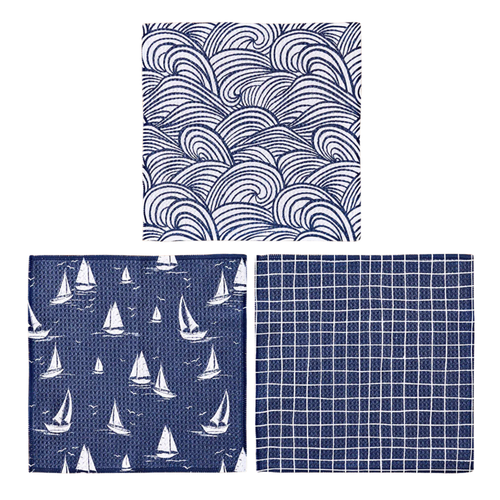 Geometry Dish Cloth Set of 3