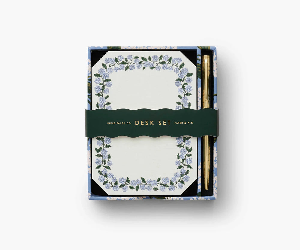Hydrangea Note Writing Set