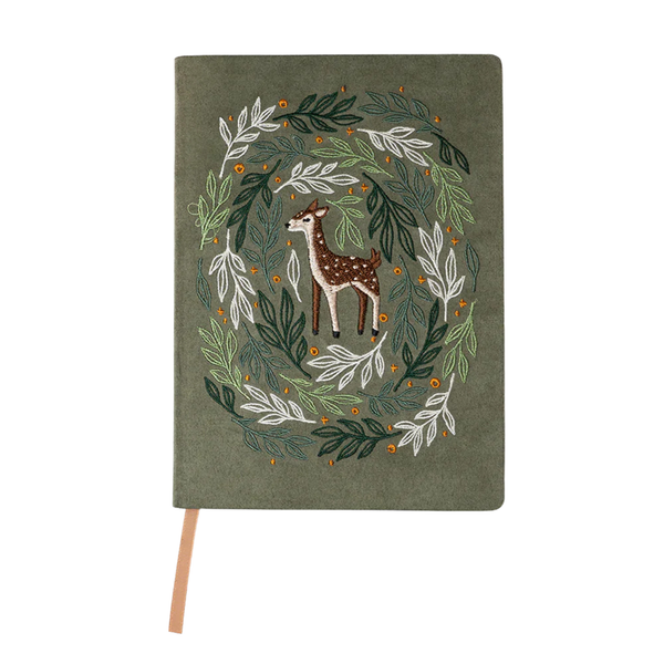 Denik Embroidered Journal