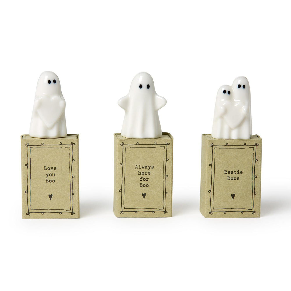 Ghost Matchbox Porcelain Figurine