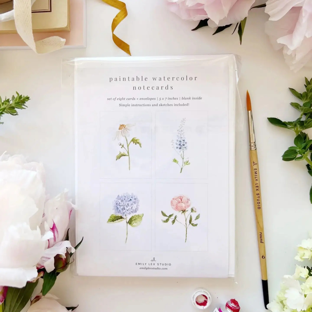 Paintable Postcard Set