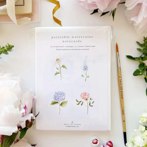 Paintable Postcard Set