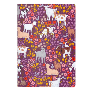 Farm Animal Stitched Notebook