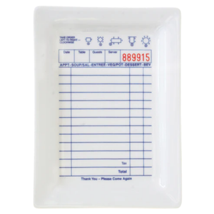 Guest Check Trinket Tray