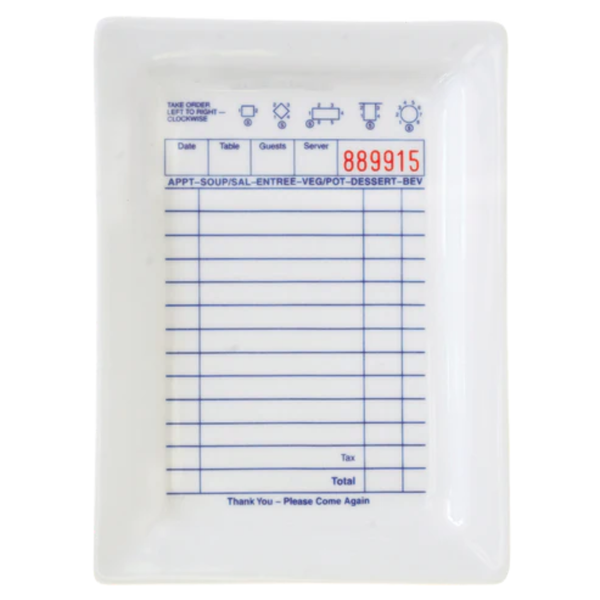 Guest Check Trinket Tray