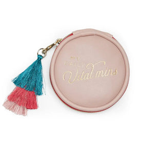 Vegan Leather Pill Box