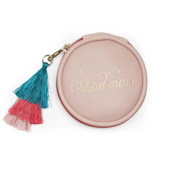 Vegan Leather Pill Box