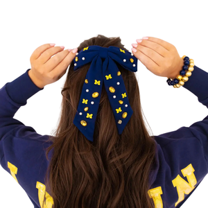 Michigan Bow Barrette