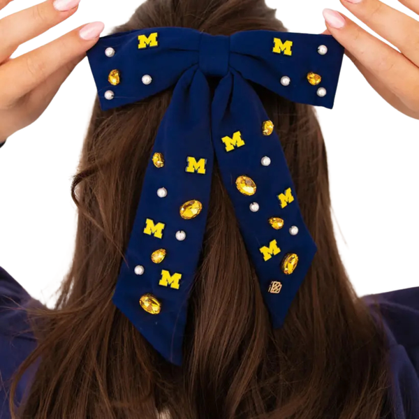 Michigan Bow Barrette