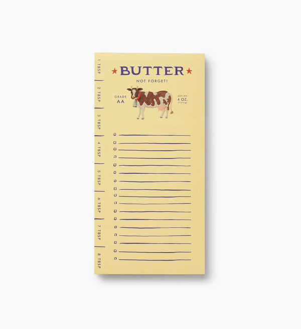 Butter Not Forget Market Pad