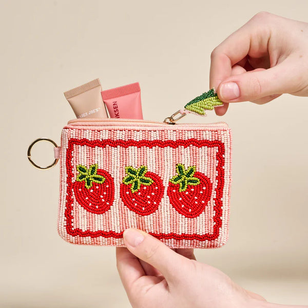 Hand Beaded Pouch