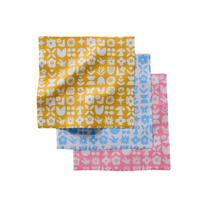 Geometry Dish Cloth Set of 3
