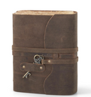 Handcrafted Leather Journal w/ Key